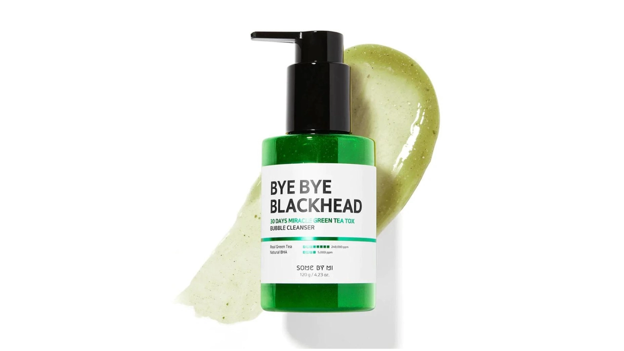 SOME BY MI Bye Bye Blackhead 30 Days Miracle Green Tea Tox Bubble Cleanser
